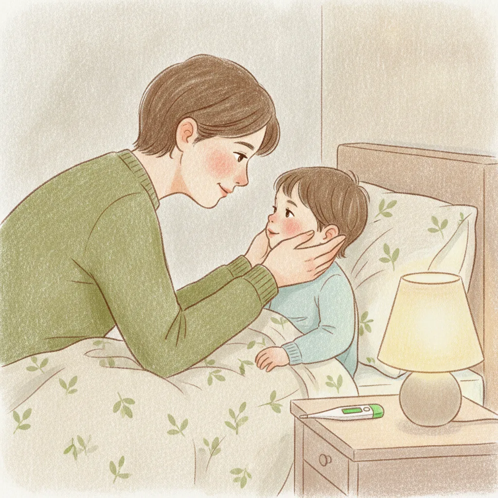 동암역 아이 밤 11시 39도 발열, 응급실 가야 할까 일러스트